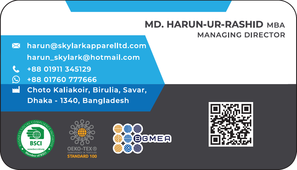 MD. Harun-Ur-Rashid Business Card - Front Side