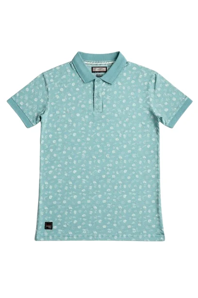 Men’ S Polo - Blue / Aop