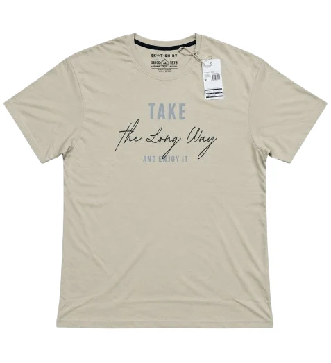 Men's T- Shirt - Beige