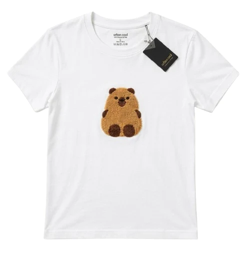Old Skool Women's Crew Neck Short Sleeve Tee (White)