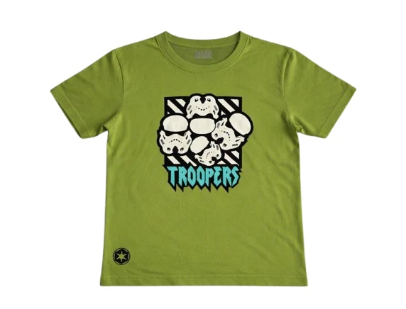 Boy's Crew Neck Short Sleeve Printed Tee