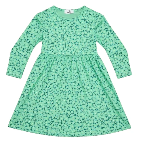 Girls Frock - Olive